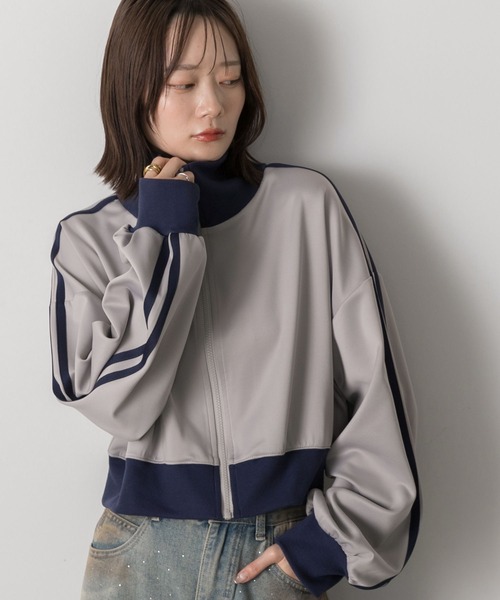 ad thie（アドティエ） ジャージ ショート丈 トラックジャケット