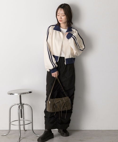 ad thie（アドティエ） ジャージ ショート丈 トラックジャケット