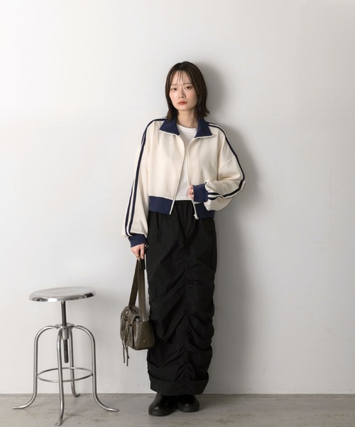 ad thie（アドティエ） ジャージ ショート丈 トラックジャケット