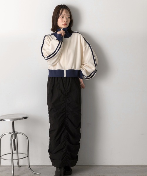 ad thie（アドティエ） ジャージ ショート丈 トラックジャケット