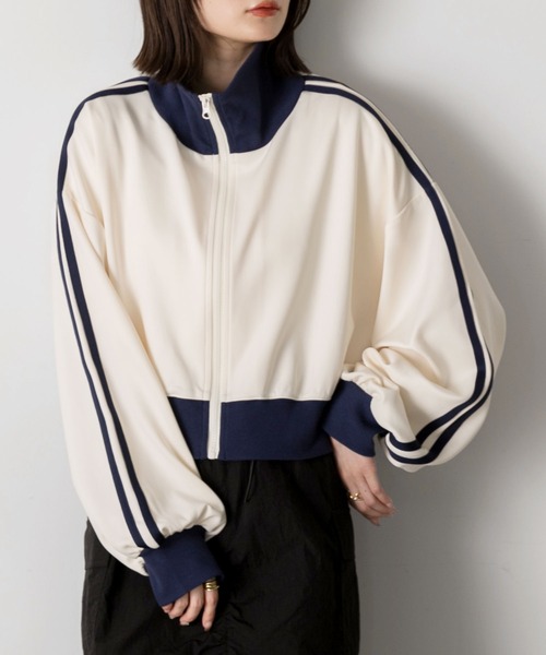 ad thie（アドティエ） ジャージ ショート丈 トラックジャケット