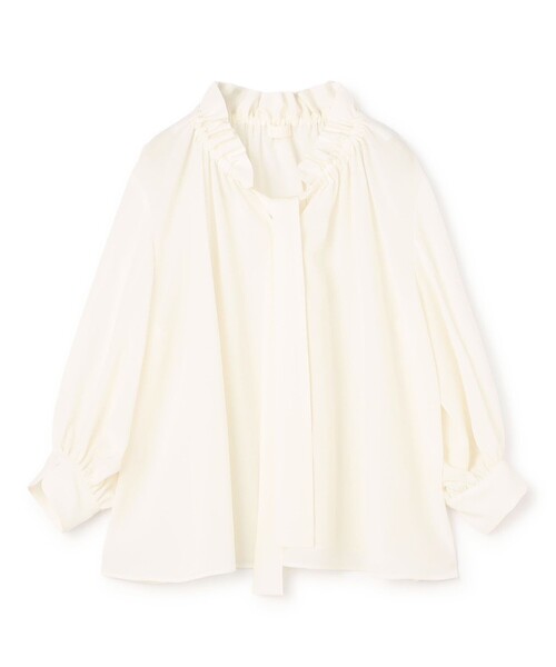 mimi　　　Ballsey フリルネック 半袖ブラウス　トゥモローランド mimi様専用 Ballsey フリルネック 半袖ブラウス