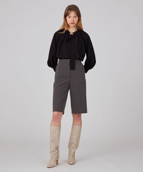 Rom　　Ballsey　フリル付きネイビートップス Rom様専用 Ballsey フリル付きネイビートップス - メルカリ