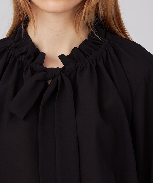 Ballsey（ボールジィ） ブラウス シャツ シアートロ フリルネック