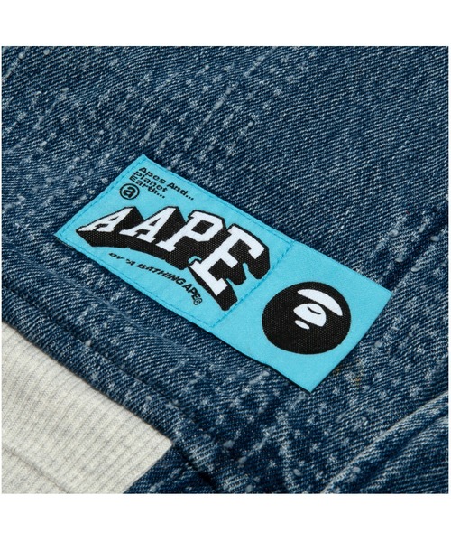 AAPE BY A BATHING APE デニムジャケット AAPE BY A BATHING APE デニムジャケット gジャン MAIN LIGHT