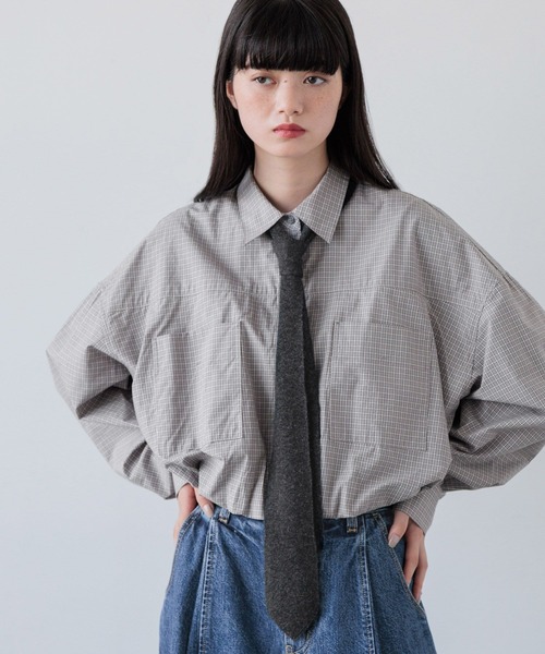 ♡ニット ネクタイ ニットタイ 細め スリム マフラー ターコイズ