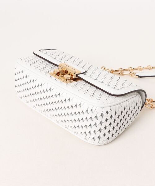 国内買付★Michael Kors★TRIBECAウーヴン ショルダー スモール MICHAEL KORS｜TRIBECA ウーヴン レザー ショルダー スモール