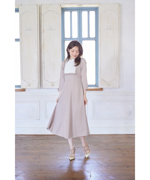 tocco closet（トッコ クローゼット） ワンピース ヨークレース切替