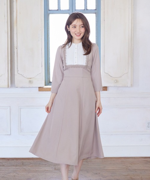tocco closet（トッコ クローゼット） ワンピース ヨークレース切替