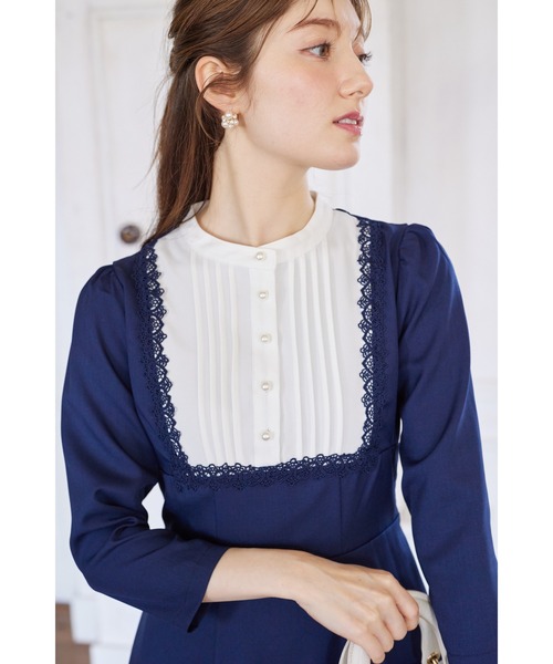 tocco closet（トッコ クローゼット） ワンピース ヨークレース切替