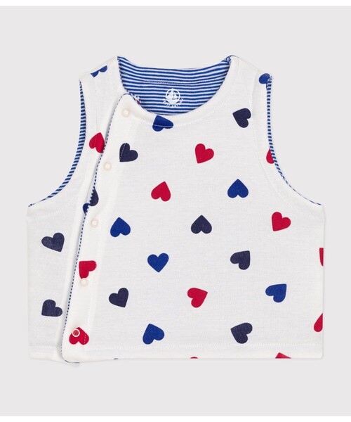 PETIT BATEAU(プチバトー) ベスト リバーシブルベスト キッズ 子供服 PETIT BATEAU(プチバトー) ベスト リバーシブルベスト キッズ 子供服