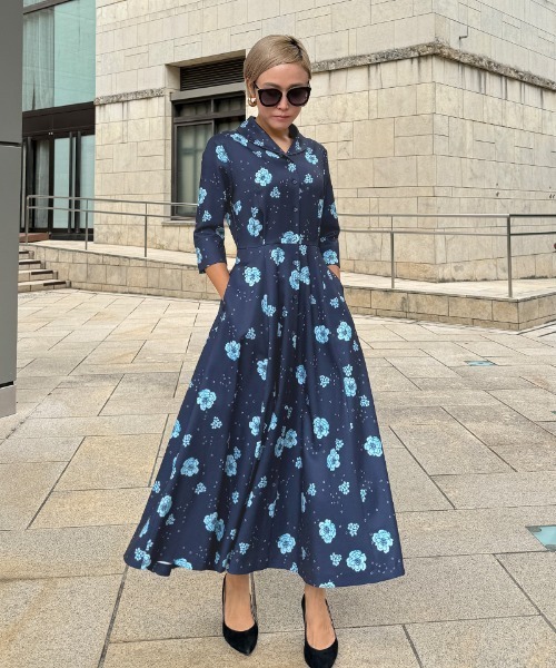 JENNE フラワーワンピース Lサイズ ワンピース JENNEフラワーワンピース : ZOZOTOWN Yahoo!店