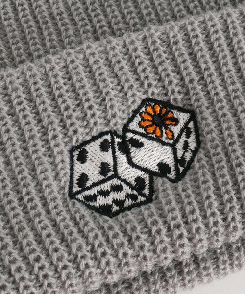 UN-FILLED ニット帽 ニットキャップ mko12414- U.F.DICE EMB