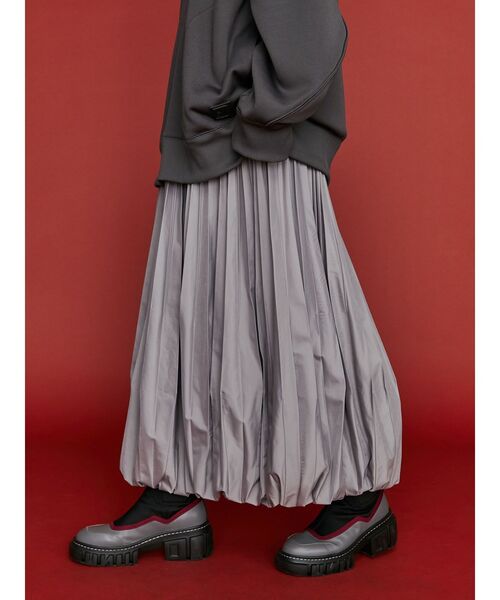 UN3D.（アンスリード） スカート ORIGAMI PLEATS BALLOON SK