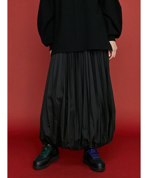 UN3D.（アンスリード） スカート ORIGAMI PLEATS BALLOON SK