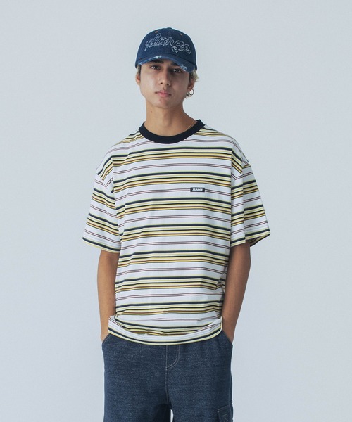 Supreme ストライプ袖 Tシャツ X-LARGE XLARGE（エクストラ ラージ） tシャツ STRIPED S/S TEE メンズ