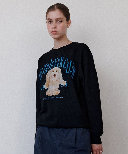 トレーナー スウェット 「UNISEX」Retriever Club／レトリバードール プルオーバー レディース メンズ Retriever Club トレーナー スウェット 「UNISEX」Retriever