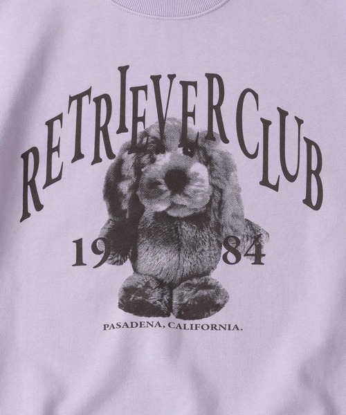 トレーナー スウェット 「UNISEX」Retriever Club／レトリバードール プルオーバー レディース メンズ Retriever Club トレーナー スウェット 「UNISEX」Retriever
