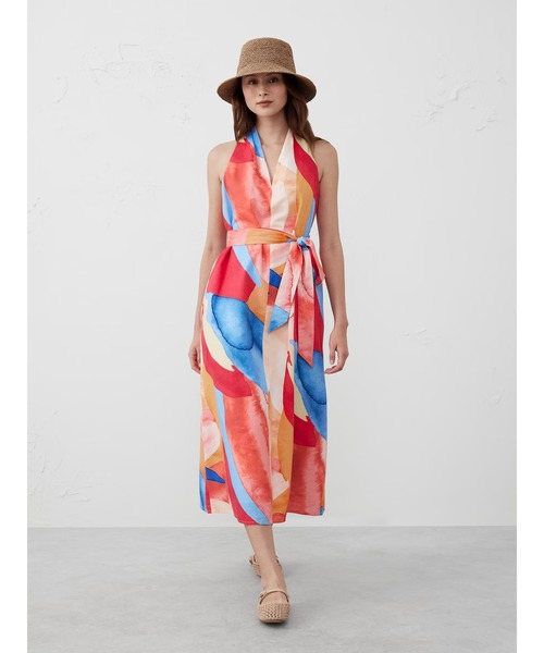 BANANA REPUBLIC ワンピース FACTORY STORE リネンブレンド