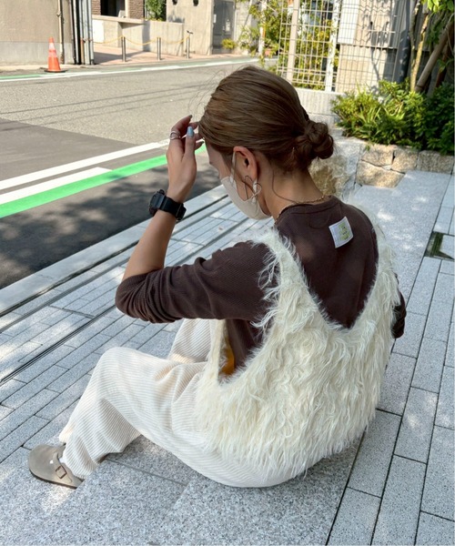 tシャツ デザインタグワッフルロンTee レディース : ZOZOTOWN Yahoo!店