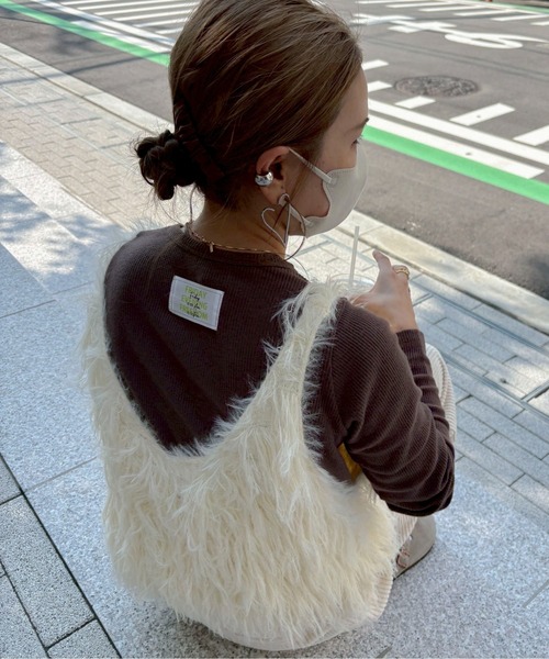 tシャツ デザインタグワッフルロンTee レディース : ZOZOTOWN Yahoo!店