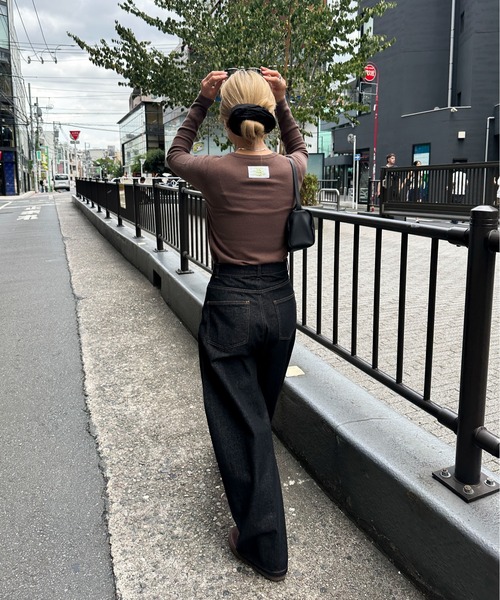 tシャツ デザインタグワッフルロンTee レディース : ZOZOTOWN Yahoo!店