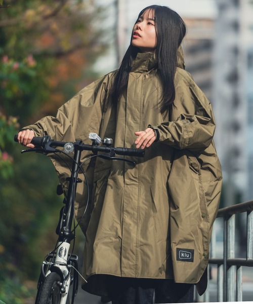 レインコート カッパ キウスタンダード 袖付きレインポンチョ 2ND レディース メンズの画像
