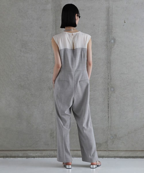 CHIGNON オールインワン (CHIGNON)異素材ベアコンビネゾン