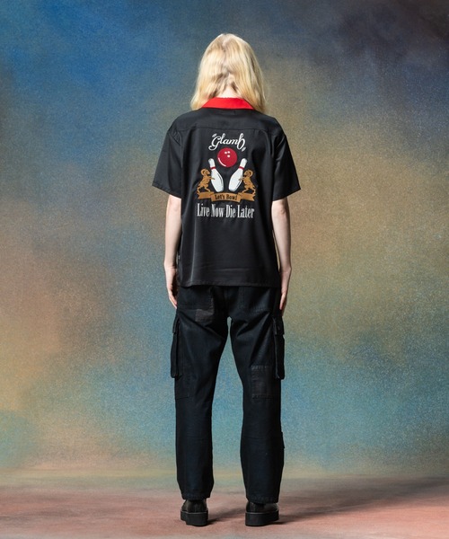 glamb シャツ Pile Bowling Shirt / パイルボウリングシャツ