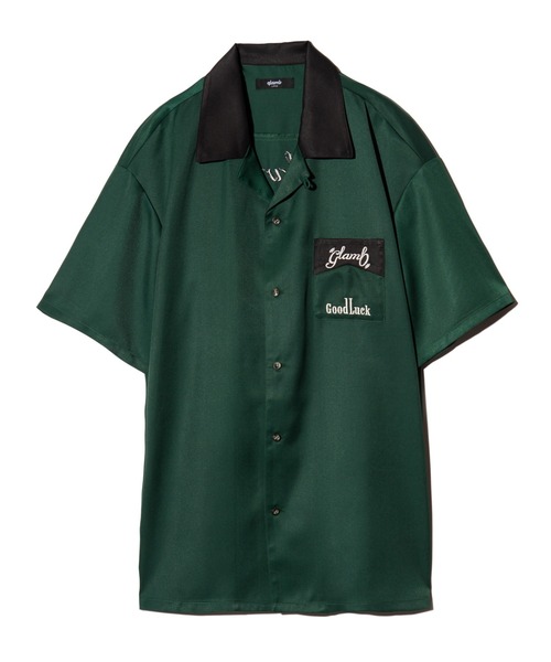 glamb シャツ Pile Bowling Shirt / パイルボウリングシャツ