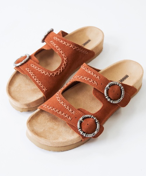 Minnetonka サンダル MINNETONKA ミネトンカ / スエードベルト