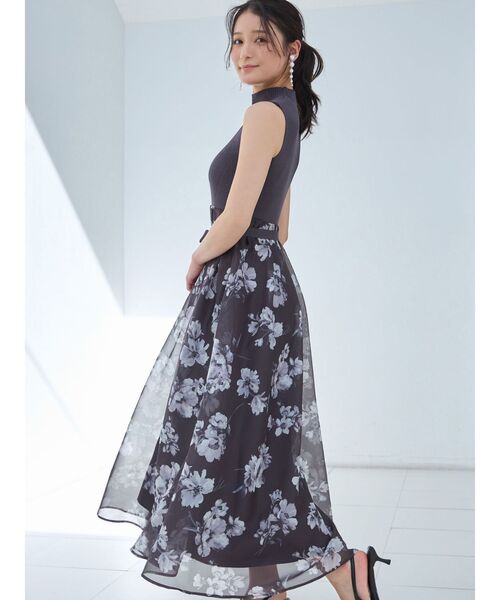 MERCURYDUO（マーキュリーデュオ） ワンピース フラワードッキング