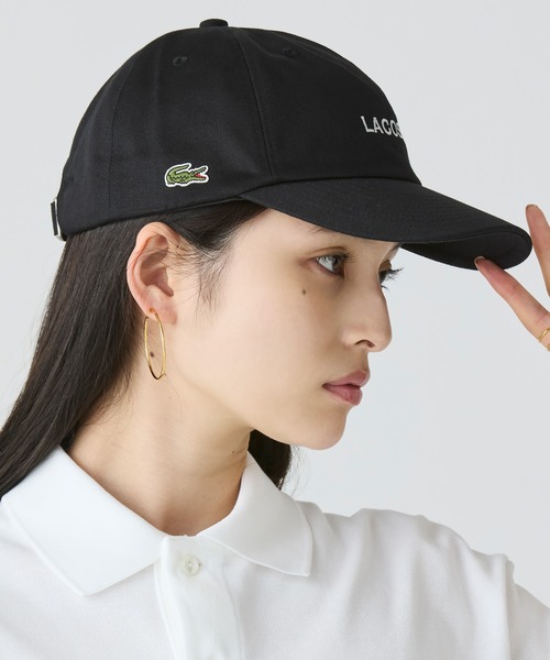 【LACOSTE】ブランドロゴステッチローキャップ LACOSTE｜ブランドロゴステッチローキャップ | Rakuten Fashion