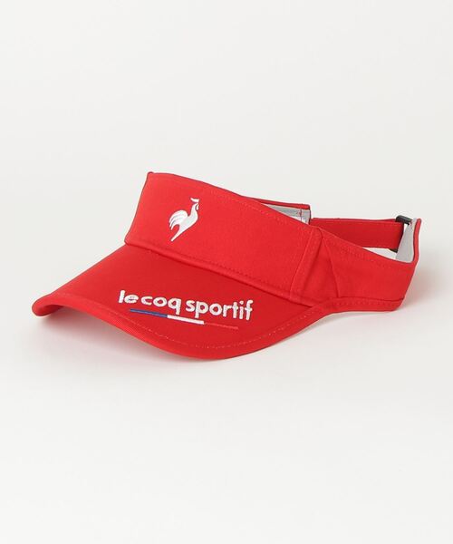 [le coq sportif] ラピアイヤリングサンバイザー BK / 税込み le coq sportif] ラピアイヤリングサンバイザー BK / 税込み