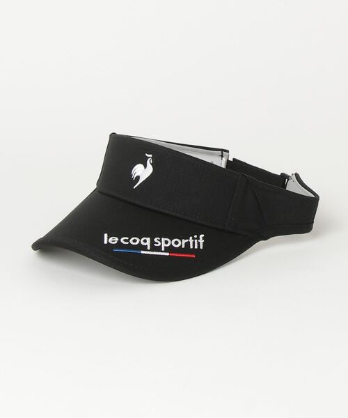 [le coq sportif] ラピアイヤリングサンバイザー BK / 税込み le coq sportif] ラピアイヤリングサンバイザー BK / 税込み