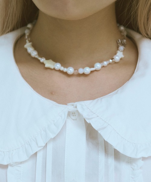 高品質　スター　パールネックレス FEKETE ネックレス star pearl necklace / スタービーズ