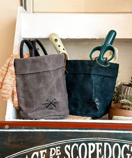 CALIFORNIA OUTFITTERS 収納 3B45 ワックスキャンバス 鉢カバー＆小物