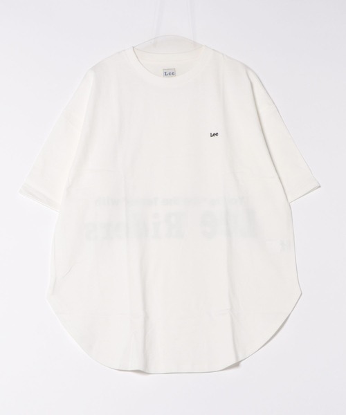 Lee tシャツ Lee/リー ラウンドヘムバックプリントロゴTシャツ