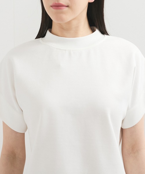【WOMEN】【UVケア】ボトルネックシャツ WOMEN】【UVケア】ボトルネックシャツ