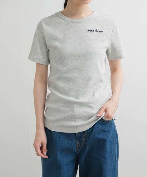 PETIT BATEAU tシャツ 「別注」PETIT BATEAU×DOORS embroideryt