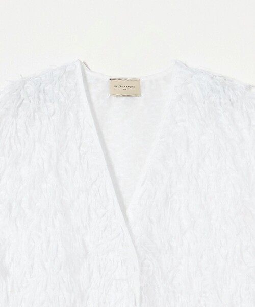 UNITED ARROWS ベスト ジレ ヘアリー カットジャガード