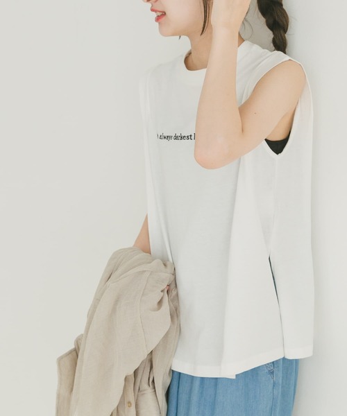 20471120TレディースTシャツ miniministore tシャツ 半袖Tシャツ レディース 韓国 英字ロゴ