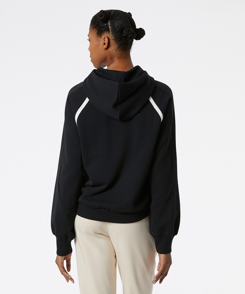 「New Balance」 プルオーバーパーカー SMALL ブラック レディース