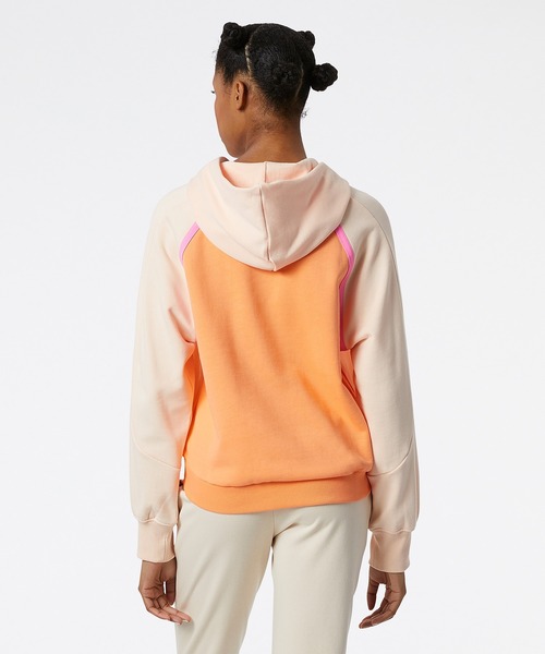 「New Balance」 プルオーバーパーカー SMALL ブラック レディース
