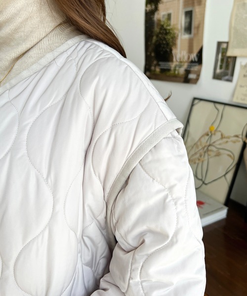 「moment+」 ジャケット M カーキ レディース_画像8