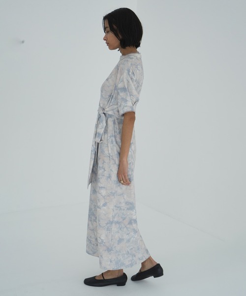 CLANE（クラネ） ワンピース STAND COLLAR WAIST TIE ONEPIECE