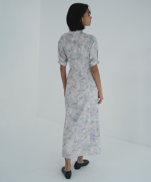 CLANE（クラネ） ワンピース STAND COLLAR WAIST TIE ONEPIECE