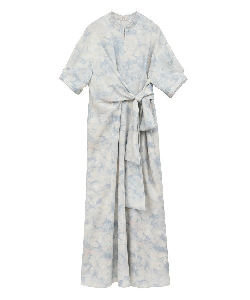 CLANE（クラネ） ワンピース STAND COLLAR WAIST TIE ONEPIECE