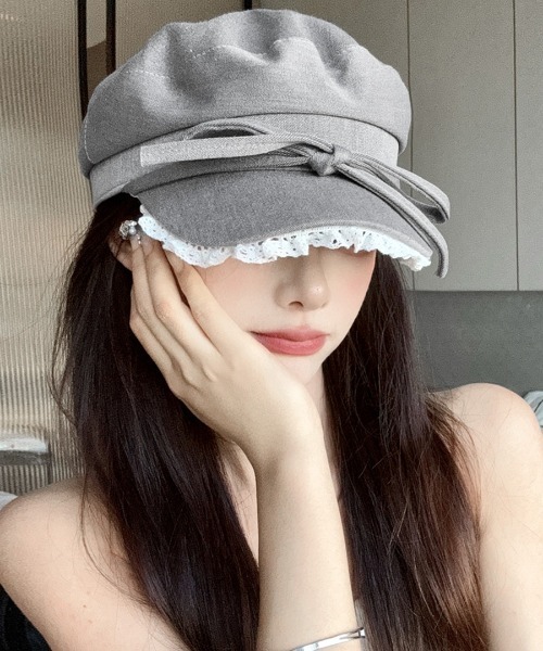 Mila Owen チェック柄キャスケット 57 新品、本物、当店在庫だから安心】 Mila メルカリ - 57 チェック