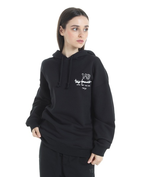 追跡あり★Y-3★メンズ ロゴフーディ Y-3 パーカー GRAPHIC FT HOODIE メンズ レディース : ZOZOTOWN